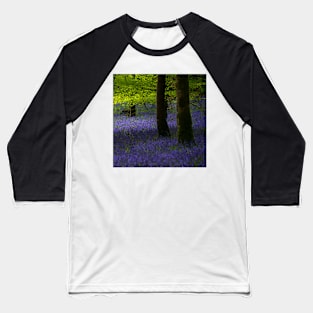 Bluebells in Knockmany Forest Baseball T-Shirt